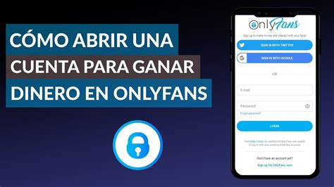 abrir cuenta en onlyfans|Crear y verificar cuenta de OnlyFans